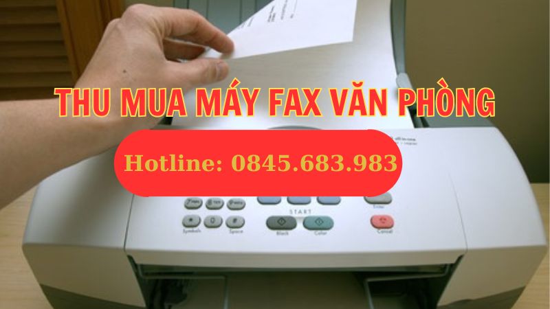 thu mua máy fax văn phòng